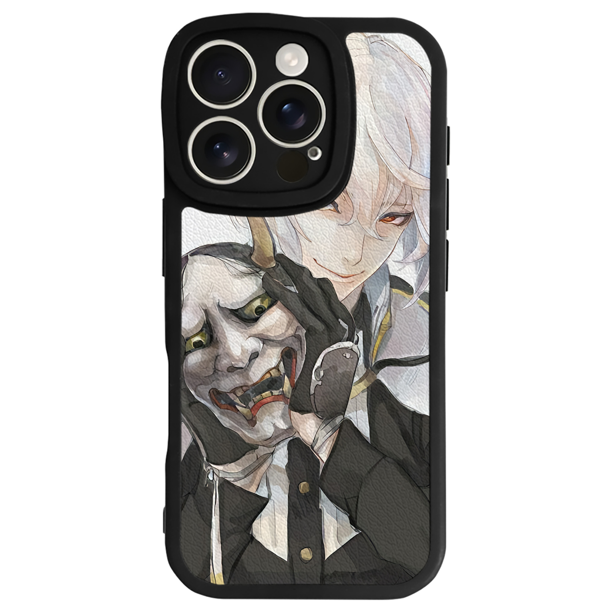 （画像用） 刀剣乱舞 Touken Ranbu 【iPhone 16シリーズ対応】シリコンスマホケース（レザー調） 材質：シリコン